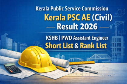 Kerala PSC AE Civil Result 2026